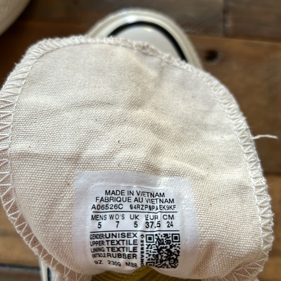 Converse Chuck Taylor all star gray lifted platform EUC like new. Men 5 Women 7 - Picture 9 of 9